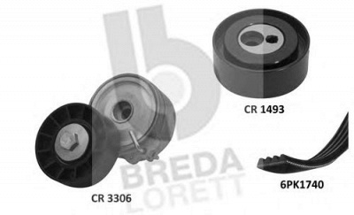 BREDA LORETT kca0038 -  Поликлиновой ременный комплект